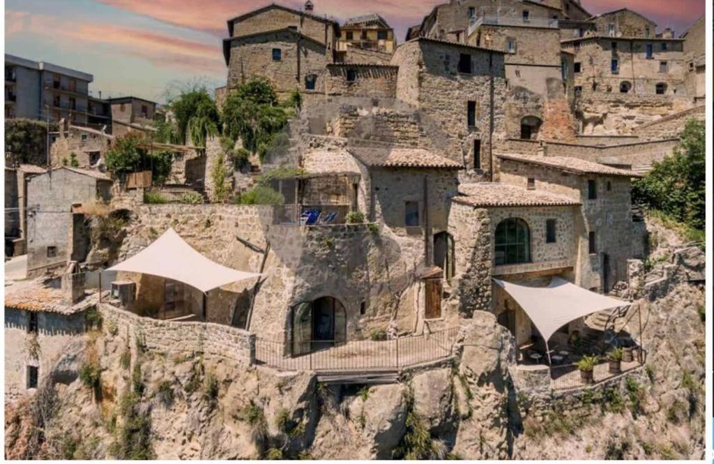 Apartmán Cortile Nel Borgo Civitella dʼAgliano Exteriér fotografie