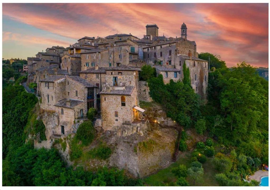 Apartmán Cortile Nel Borgo Civitella dʼAgliano Exteriér fotografie